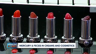 Mercury, feces in creams and cosmetics