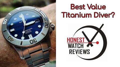 Dailos Waveform 🌊 Titanium 300m Diver 🤿 Microbrand Honest Watch Review #HWR
