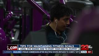 Tips to keeping the gym New Year's resolution
