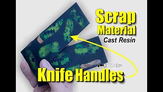 DIY Scrap Material Cast Resin Knife Handles: Unlock the Beauty of Unwanted Pieces