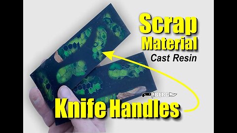 DIY Scrap Material Cast Resin Knife Handles: Unlock the Beauty of Unwanted Pieces