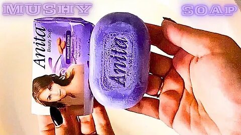 Anita Soap | Unbelievably Relaxing ASMR Soap 💜 Mushy Soap 💖 ANITA SOAP✨ Super Satisfying ASMR video