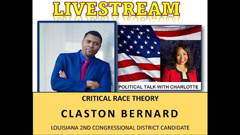 POLITICAL TALK WITH CHARLOTTE SHOW WITH ALPHA-AMERICAN CLASTON BERNARD.