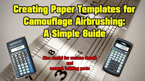 Creating Paper Templates for Camouflage Airbrushing: A Simple Guide