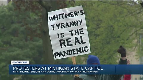 Protestors gather in Lansing for 'Judgment Day' rally against stay-home order