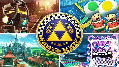 Mario Kart 8 Deluxe - Triforce Cup Grand Prix | All Courses (1st Place)