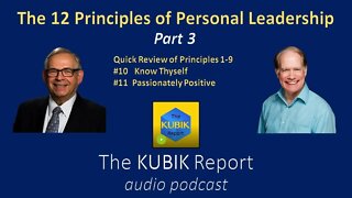 The 12 Principles of Personal Leadership - Part 3