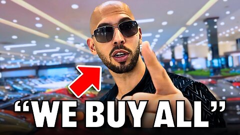 Αndrew Τate GOES CRAZY During $10M Supercar Shopping Spree