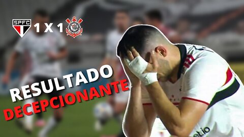 São Paulo cede empate no segundo tempo e não consegue quebrar jejum no campo do Corinthians