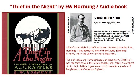 "Thief in the Night" by EW Hornung / Audio book