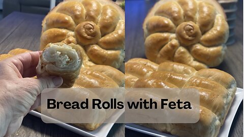 Bread Rolls with Feta