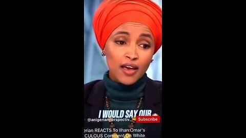 More Pearl's of Wisdom from Ilhan Omar. White Men Beware!!!