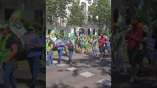 Protesta de Agricultores en Madrid