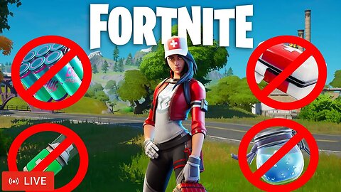 🔴LIVE - FORTNITE | NO HEALS CHALLENGE!