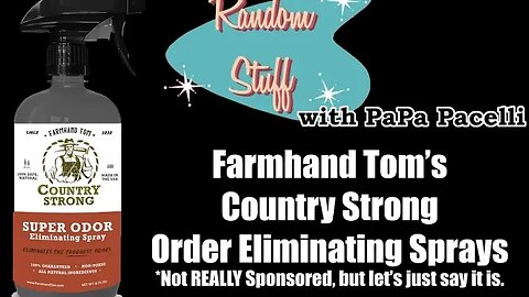 Sort of (Not really) Advert for Farmhand Tom - It started as a joke...