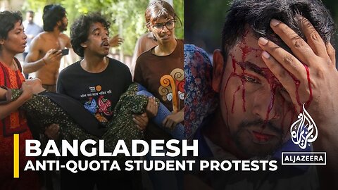 Student protests over Bangladesh job quota leave at least 100 injured