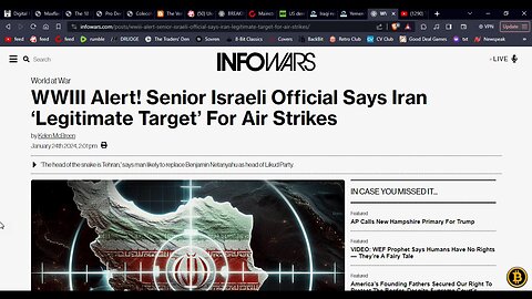Senior Israeli Official Says IRAN legitimate targets