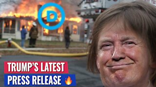 TRUMP SCORCHED EARTH PRESS RELEASE MELTS THE FACE OFF THE DEMOCRAT PARTY