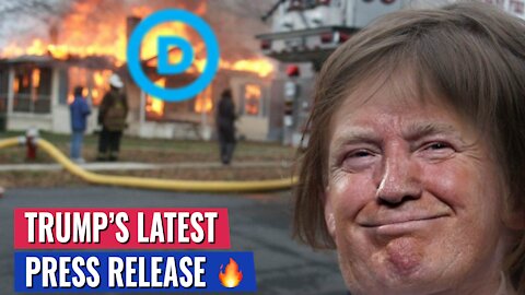 TRUMP SCORCHED EARTH PRESS RELEASE MELTS THE FACE OFF THE DEMOCRAT PARTY