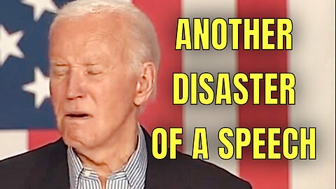 More Slurring and Mistakes for Confused JOE BIDEN during latest Speech 🤦‍♂️