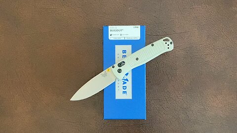 Benchmade 535-12 Bugout Tan Knife Review