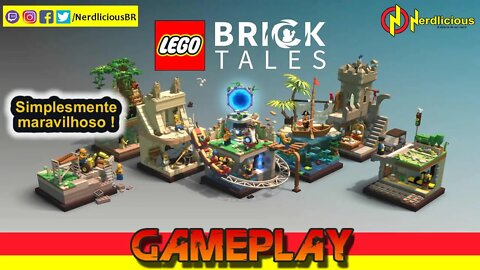 🎮 GAMEPLAY! Construímos e muito no relaxante LEGO BRICKTALES! Confira nossa Gameplay!