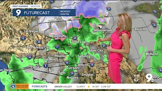 Gusty winds, rain chances, and much cooler air