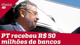 Palocci diz que PT recebeu R$ 50 milhões de bancos