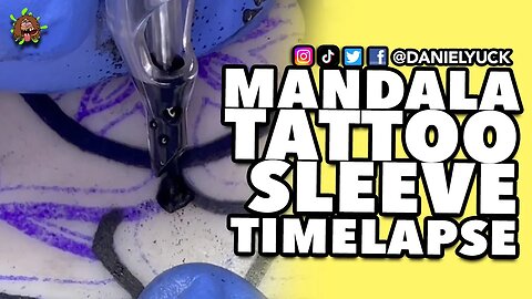 Mandala Tattoo Sleeve Timelapse