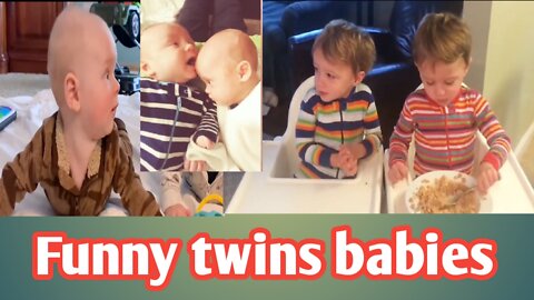 Funny twins babies। Funny baby laughing baby cute baby