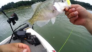 Finding Crappie on a New Lake 1200 miles away (Canyon Lake Texas)