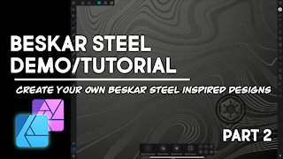 Beskar Steel Demo - Affinity Designer - Part 2