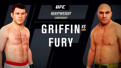 EA Sports UFC 4 Gameplay Tyson Fury vs Forrest Griffin