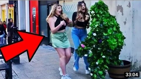 CAUGHT THEM BY SURPRISE, WAY TOO FUNNY.. BUSHMAN PRANK!!! TRASHMAN PRANK!!! TRY NOT TO LAUGH!!!