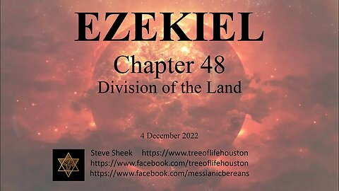 EZEKIEL Chapter 48 Division of the Land