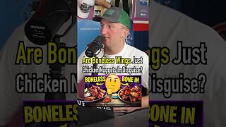 What Are Boneless Wings?! We debate! #shorts #chicken #food #wings #debate