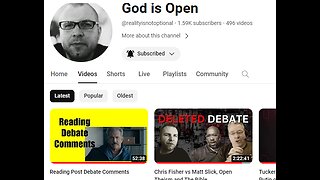 #kjv #KJV | What is #Open_Theism with Chris Fisher of @realityisnotoptional on YT