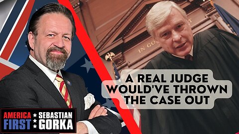 A real judge would've thrown the case out. Pam Bondi with Sebastian Gorka on AMERICA First