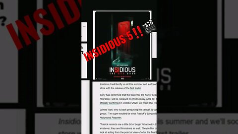 Uncover The Secrets Behind The Red Door⁉️🎬 #insidious #blumhouse #shortsfeed #youtubeshorts