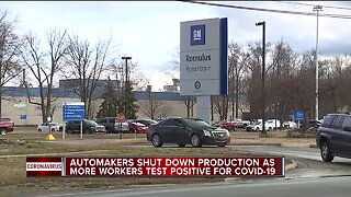 Automakers shut down production as more workers test positive for COVID-19
