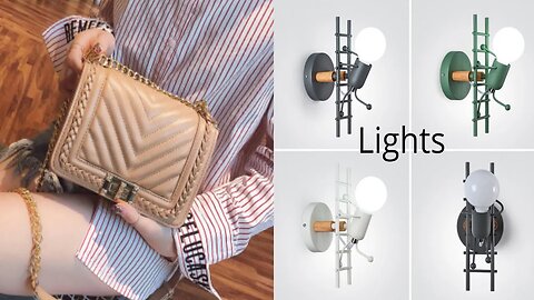 Fashion bag earphones with light skin cream and wall lights |dampi Shopi 02