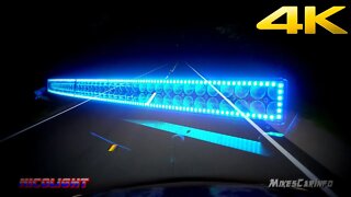 Nicolight 300w 52" Curved LED light bar 30000 Lumens - Detailed Look in 4K