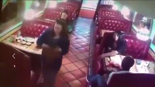 Black Woman On Date Caught On Camera Stealing Meal & Tip Money Off White Women's Table!