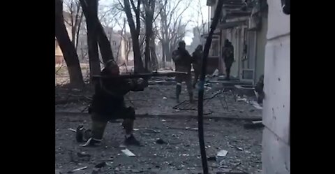 Chechen military forces face pro-Ukrainian panic