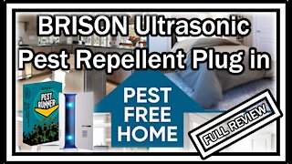 BRISON Ultrasonic Pest Repellent Plug in (Pest Runner), FULL REVIEW Showing Results After 3 Weeks