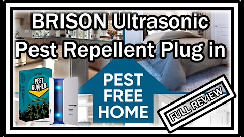 BRISON Ultrasonic Pest Repellent Plug in (Pest Runner), FULL REVIEW Showing Results After 3 Weeks