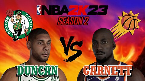 Duncan vs Garnett - Celtics vs Suns - Season 2, Game 15 - MyLeague: All-Time Legends #NBA2K23