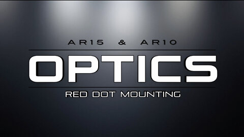 Optics - AR Red Dot Mounting