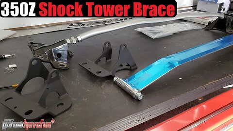 Nissan 350Z Shock Tower Brace/ Bar Installation | AnthonyJ350
