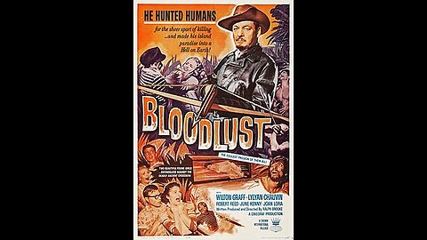 Movie From the Past - Bloodlust! - 1961